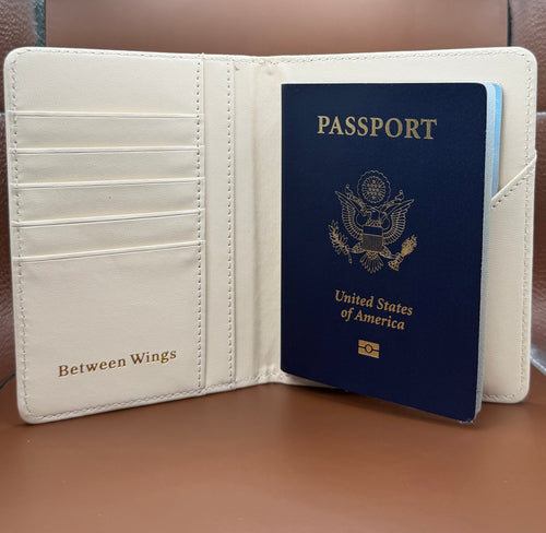 Between Wings Passport Holder